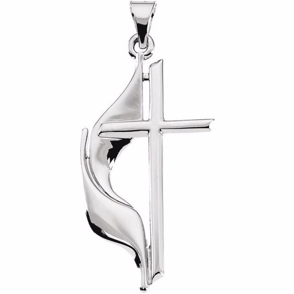 Jewelry - Methodist Cross Pendant Sterling Silver